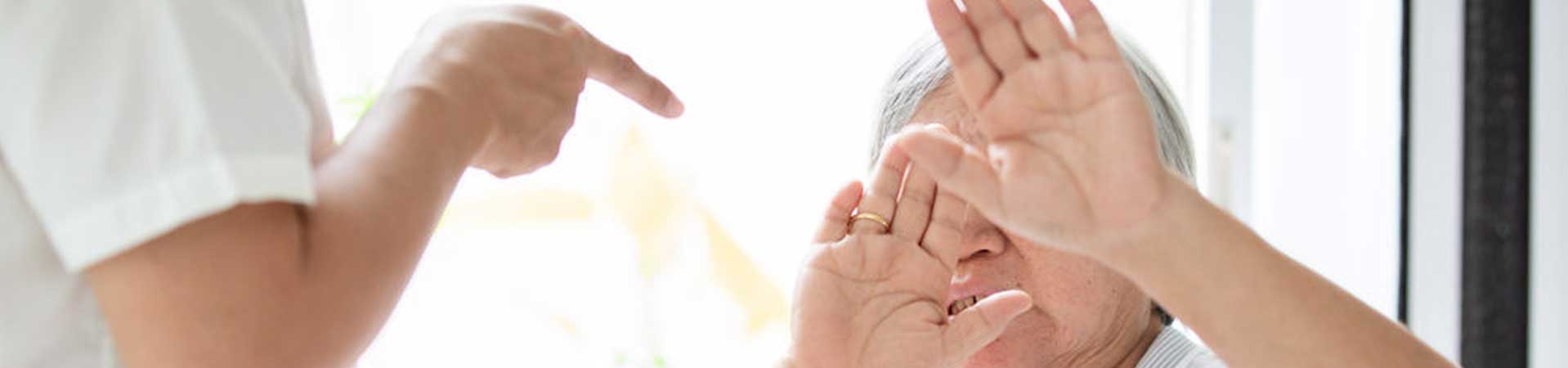 Nurse abusing the patient in Nursing Home